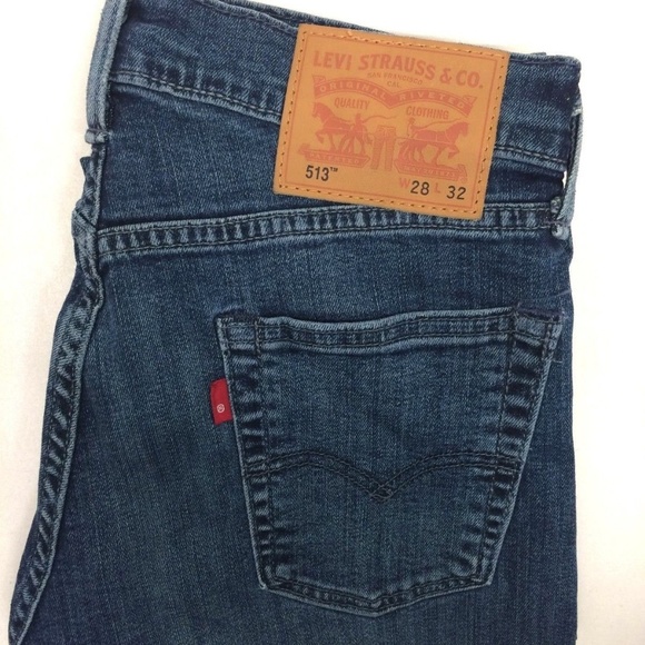 Levis 53 Mens Slimstraight Jeans Sz 